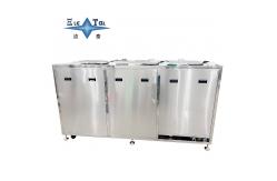 China 28KHZ 40KHZ Ultra Sonic Washer Four Tank Ultrasonic Bath Machine Customization Supported supplier