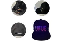 China Programmable DIY Text Pattern Bluetooth LED Hat App Control Magic Display LED Hat supplier