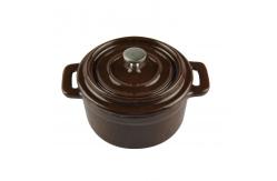 China Cast Iron Mini Round Casserole 10cm supplier