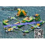 Inflatable Aqua Park For Adults And Kids , Amusement  Water Park CE / EN for sale