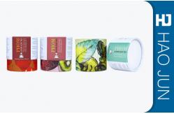 China Custom Cardboard Cylinder Tubes Box Glossy Lamination For Tea Package supplier