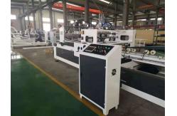 China Corrugated Paperboard Carton Folder Gluer Machine Stitching supplier