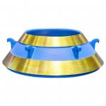 100TPH Limestone Cone Crusher Equipment Wear Spare Parts Concave Bowl Liner for sale