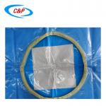 Disposable Cesarean C Section Surgical Drape cloth With Pouch Blue