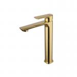 Brass Vessel Single Hole Single Handle Basin Mixer Tap in Chrome Matte Black  Grey Gold for sale