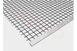 China High Manganese Steel Wire Woven Mesh Screen Square Media For Separating Stones supplier