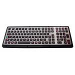 Small IP65 dustproof and waterproof panel mount keyboard with 103 keys for sale