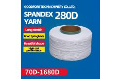 China 280D 100% Spandex Yarn 24F Filament Loops Threads Rope For Weaving Machine supplier