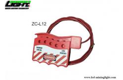 China Nylon PA SUS304 1.8M Length Adjustable Cable Lockout supplier