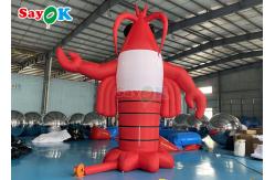 China Red Animal Giant Lobster Inflatable Model With 2 Years Warranty supplier