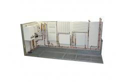 China 2.65CBM Electrical Installation Trainer 195kgs , Disassembly Industrial Automation Trainer supplier