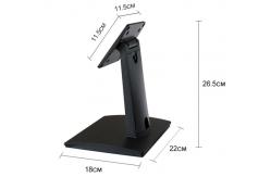 China Plastic Metal Rotatable Pos Terminal Stand Two In One Saving Space supplier