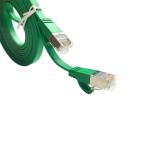 Shielded FTP Ethernet Flat Patch Cord Cat5e Cat6 Cat6A With RJ45 Connector for sale