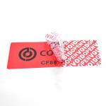 Customized Plastic Tamper Evident Labels Packaging Shape Options