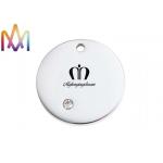 18mm Diameter Round Disc Charm With Diamond for sale