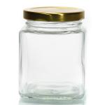 Empty Freezing Glass Jars Pantry Containers 50ml Clear Square