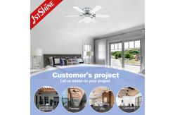 China 32 Inch 6 MDF Blade Classic Ceiling Fans Remote Control Energy Efficient supplier