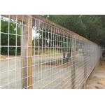 4x4 Galvanized Welded Wire Mesh Panels 14 Gauge 2m Length Hog Wire Fence Panels for sale
