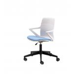 Modern Swivel PP Plastic Training Chair With Wheels In stock