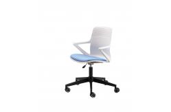 China Modern Swivel PP Plastic Training Chair With Wheels In stock supplier