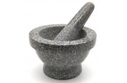 China Granite Stone Pestle And Mortar Set polished Herb Tools supplier