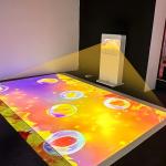 3D Hologram Interactive Floor Projector Movable Outdoor Mobile Projector for sale