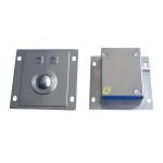 Mini rear panel mount 25mm Trackball Pointing Device with short stroke buttons