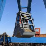 3 Cubic Meters of Sand Grabbing Double-claw Mechanical Grab Bucket for sale