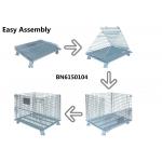 Durable Collapsible Wire Container Industrial Wire Storage Bins 47”X40”X35”