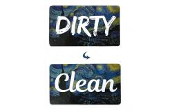 China odm CE Reversible Magnetic Dishwasher Clean Sign Dirty Indicator supplier