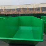 Reinforced Scrap Metal Waste Skip 6 Yard Merrell Bins Glass Recycling Waste Bins Custom for sale