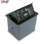 Conference Room AV Desktop Power Pop Up Sockets With Audio /  Video / VGA