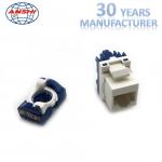 Toolless UTP Rotation RJ45 Keystone Jack CAT5E CAT6 Gold Plating