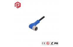 China M12 IP65 IP67 IP68 waterproof power connector cable m12 connector supplier