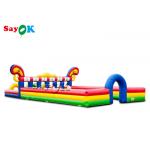 Inflatable Sports Games Pony Hop Derby Horses Race Inflatable Sports Games With 6 Lanes for sale