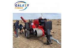 China 9 Ton Pulling Stringing Equipment OPGW Cable Hydraulic Winch Power Line Tensioner supplier