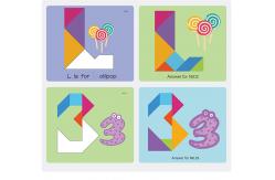 China EVA Travel Tangram Puzzle Game Road Trip Game Hand Eye Coordination Ability supplier