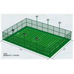 30mm Height Artificial Synthetic Turf Sports Flooring Green PE Plastic Grass for sale