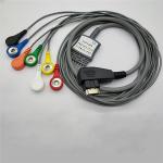7 Leadwires Holter ECG Cable 19 Pin With Snap Type IEC Standard DMS 300 - 3A HDMI for sale