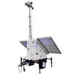 Solar Powered Surveillance Trailer For Off Grid Remote Area Monitoring for sale