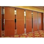 Red Fireproof Partition Wall Acoustic Diffuser Panels For Exhibition Halls for sale
