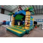 Customized Inflatable Bouncer With Slide Combo Jungle Monkey Inflatable Castle