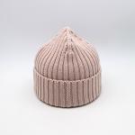Ladies Cotton Knit Beanie Hats Winter Cold - Proof Pink for sale