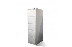 China Documents Metal Vertical Filing Cabinet 5 Drawer With Plastic Handle supplier