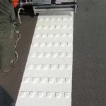 Convex Thermoplastic Road Marking Paint Raised Profile Tactile Feedback High Visiblity for sale