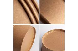 China 24oz Kraft Paper Food Container Eco Friendly Soup Salad With Lid supplier
