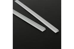 China Extruded Plastic PVC Decorative Strip Profile White supplier
