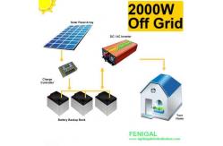 China 2kw Off Grid Apartment / Villa Solar Pv Energy System supplier