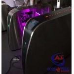Smart Card Turnstile Electric Retractable Barrier Gate IP54 With RFID Interface