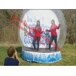 3 - 6m dia advertising Inflatable Snow Globe Bubble Decorations / Snow Bubble for sale